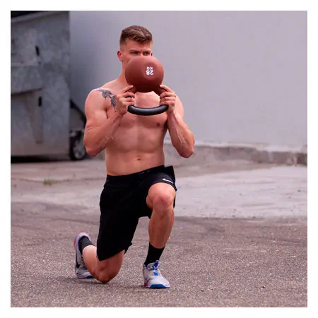 Kettlebell, 28 kg, braun