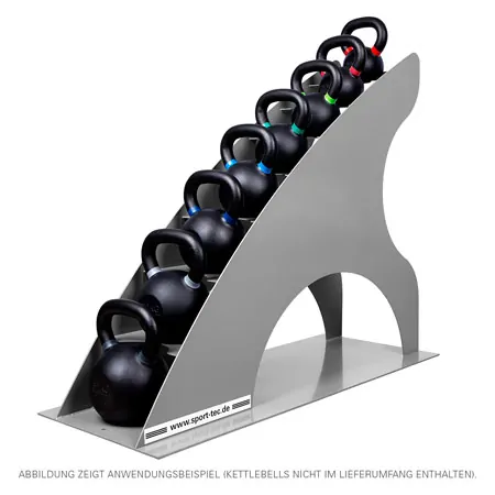 Ablage f�r 8 Kettlebells