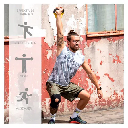 Kettlebells 4-32 kg, 8er Set