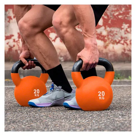 Kettlebells 4-32 kg, 8er Set