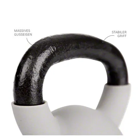 Kettlebell, 6 kg, grau