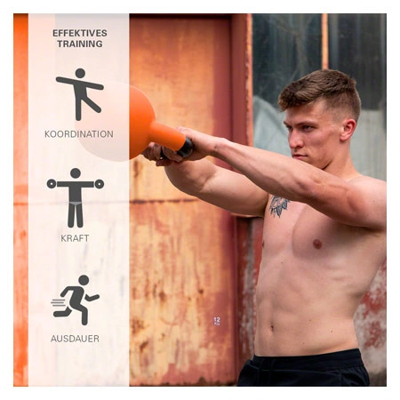 Kettlebells 4-24 kg, 8er Set