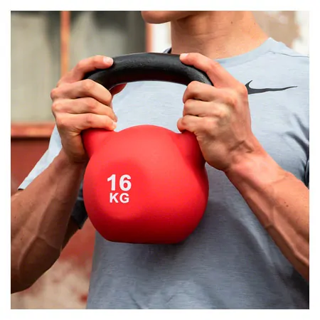 Sport-Tec Kettlebell-Set 9-tlg., 4-24 kg inkl. Ablage