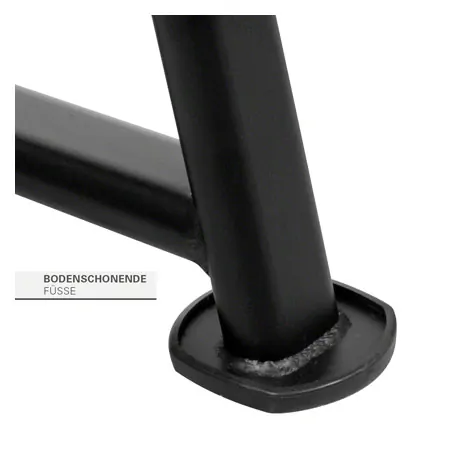 Kettlebell-St�nder mit 2 Ablagen, LxBxH 139x63x74 cm