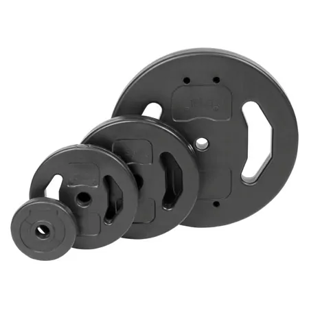 pumpset-Hantelscheibe aus Vinyl, Bohrung  2,7 cm, 10 kg, Stck