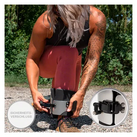 Gravity Boots mit Sicherheitsverschluss Exklusiv, Gr. L, Paar