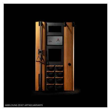 NOHrD Wall Compact, Seilzug, Skitrainer, 8 Swing Hanteln, Nussbaum