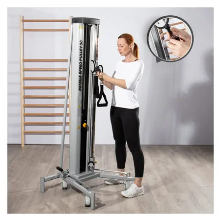 Lojer Doppelzugapparat Mobile Speed Pulley 50, fahrbar