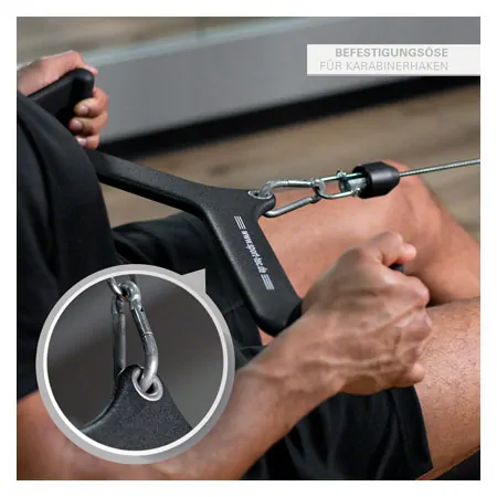 Sport-Tec ergonomischer Latzug- und Rudergriff, 54x10 cm