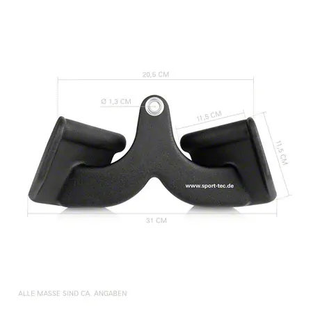 Sport-Tec ergonomischer Rudergriff, 31x11 cm