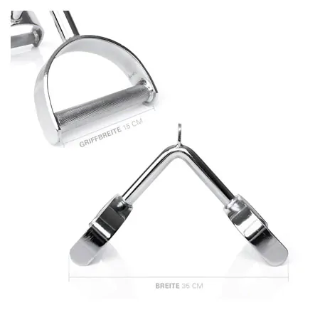 Trizepszug Hufgriff, V-Form, 35 cm