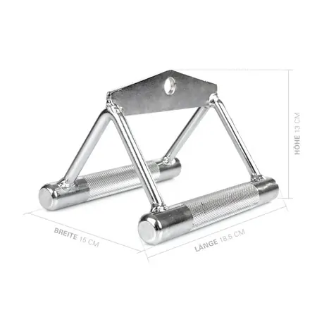 Parallelgriff voll, breit, 15 cm
