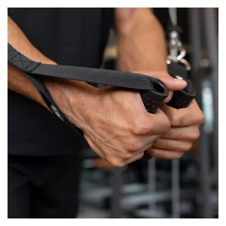 Sport-Tec Zuggriff mit Anti-Rutsch, schwarz, 2er Set