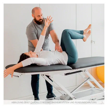 Ferrox Therapieliege Chagall 2 Neo mit Radhebesystem