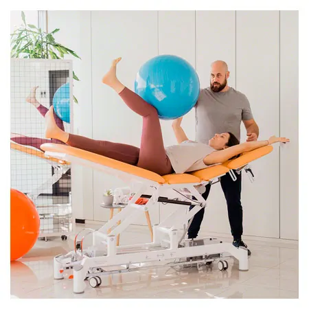 Ferrox Therapieliege Chagall 5 Neo mit Radhebesystem und Rundumschaltung