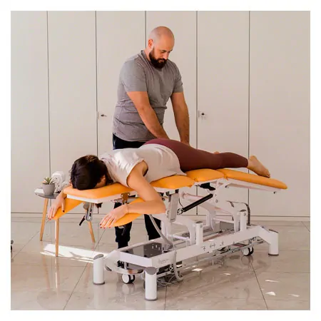 Ferrox Therapieliege Chagall 5 Neo mit Radhebesystem und Rundumschaltung