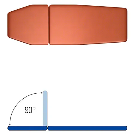 HWK Therapieliege Solid Colmar Akku 2-tlg., Breite: 65 cm