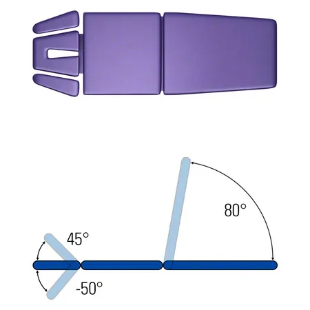 HWK Therapieliege Impuls Viernheim Akku 5-tlg., Breite: 80 cm