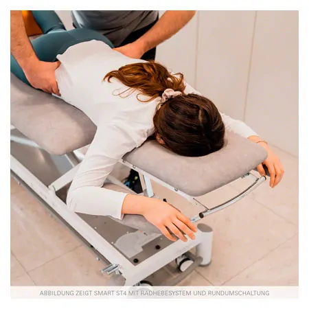 Therapieliege Smart ST4 mit Radhebesystem