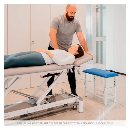 Therapieliege Smart ST4 mit Radhebesystem