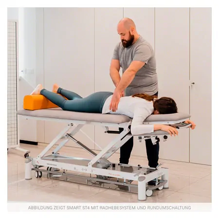 Therapieliege Smart ST4 mit Radhebesystem
