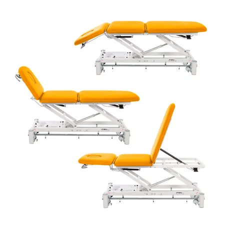 Therapieliege Smart ST3 mit Radhebesystem und Rundumschaltung