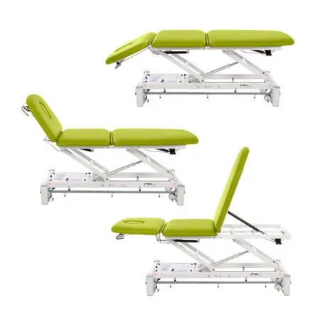 Therapieliege Smart ST3 mit Radhebesystem und Rundumschaltung