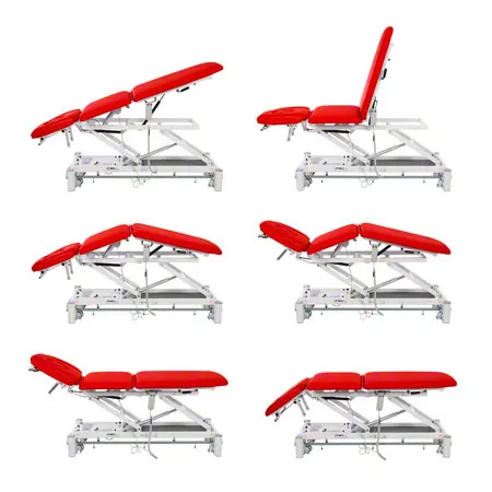 Therapieliege Smart ST5 DS Dachstellung, Radhebesystem und Rundumschaltung