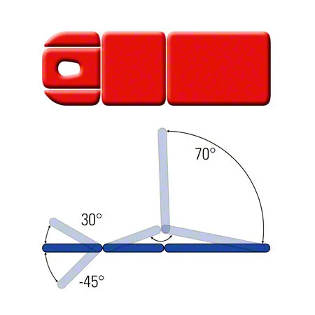 Therapieliege Smart ST5 DS Dachstellung, Radhebesystem und Rundumschaltung