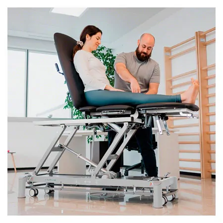 Therapieliege Smart ST7 DS Dachstellung, Radhebesystem und Rundumschaltung