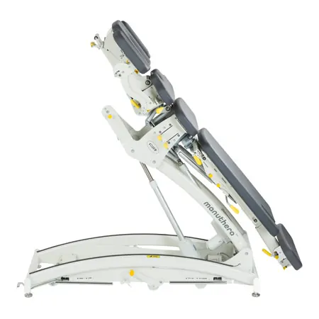 Lojer Therapieliege Manuthera Modell 242, Grauwei mit Elektroantrieb