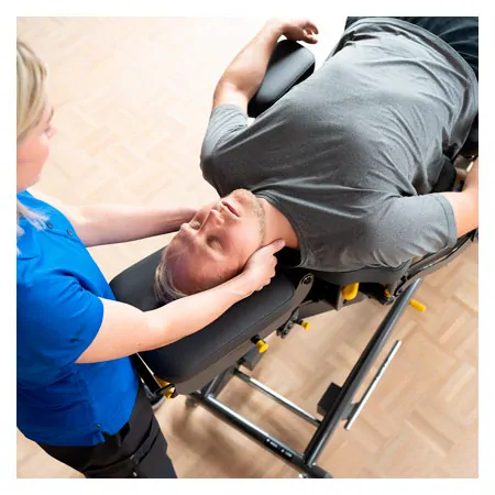  Lojer Therapieliege Manuthera Modell 242, Anthrazit mit Elektroantrieb