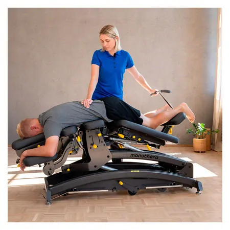  Lojer Therapieliege Manuthera Modell 242, Anthrazit mit Elektroantrieb