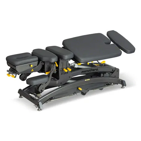  Lojer Therapieliege Manuthera Modell 242, Anthrazit mit Elektroantrieb