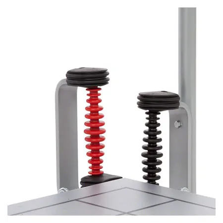 Posturomed 202 mit Haltegelnder, 60x60 cm, silber