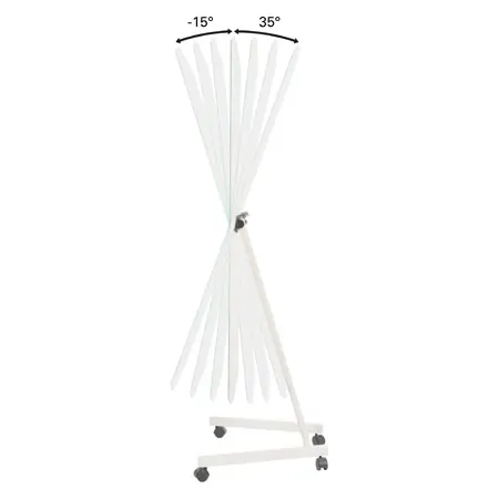 Spiegel Standard, HxB 180x52x67,5 cm, fahrbar