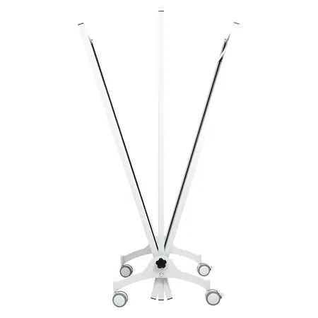 Rasterspiegel Exklusiv, HxB 150x55 cm, fahrbar