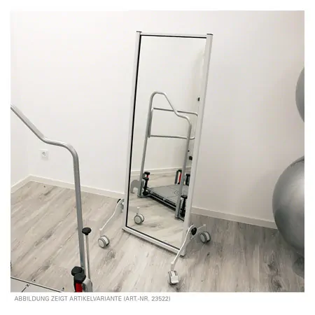 Rasterspiegel Exklusiv, HxB 150x55 cm, fahrbar