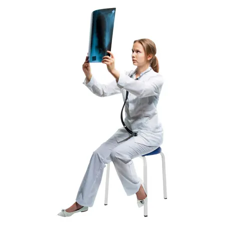 Gymnastikhocker Exklusiv mit Polster,  38 cm