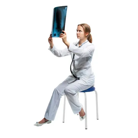 Gymnastikhocker Exklusiv mit Polster,  38 cm