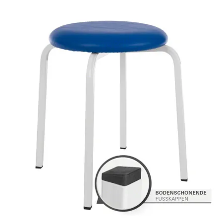 Gymnastikhocker Exklusiv mit Polster,  38 cm