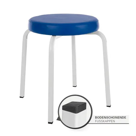 Gymnastikhocker Exklusiv mit Komfort-Polster,  38 cm