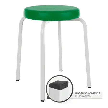 Gymnastikhocker Exklusiv mit Komfort-Polster,  38 cm