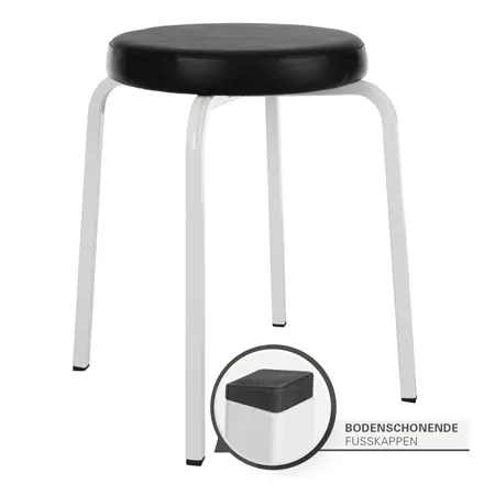 Gymnastikhocker Exklusiv mit Komfort-Polster,  38 cm