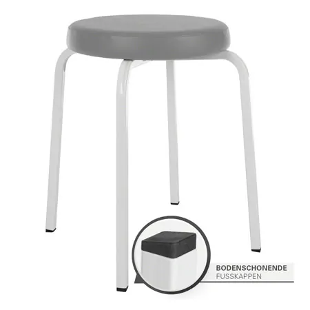 Gymnastikhocker Exklusiv mit Komfort-Polster,  38 cm