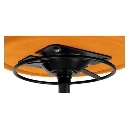 Drehhocker Exklusiv mit Komfort-Polster und Rollen