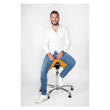 Sattelhocker mit Polster, Exklusiv mit Gleitern