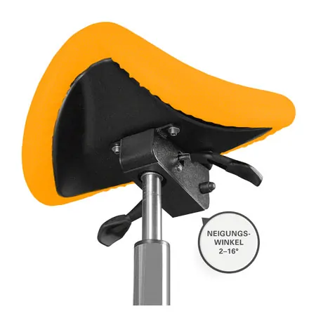 Sattelhocker mit Polster, Exklusiv mit Gleitern