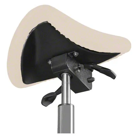 Sattelhocker mit Polster, Exklusiv mit Gleitern