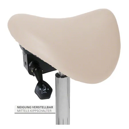 Sattelhocker mit Polster, Exklusiv mit Gleitern